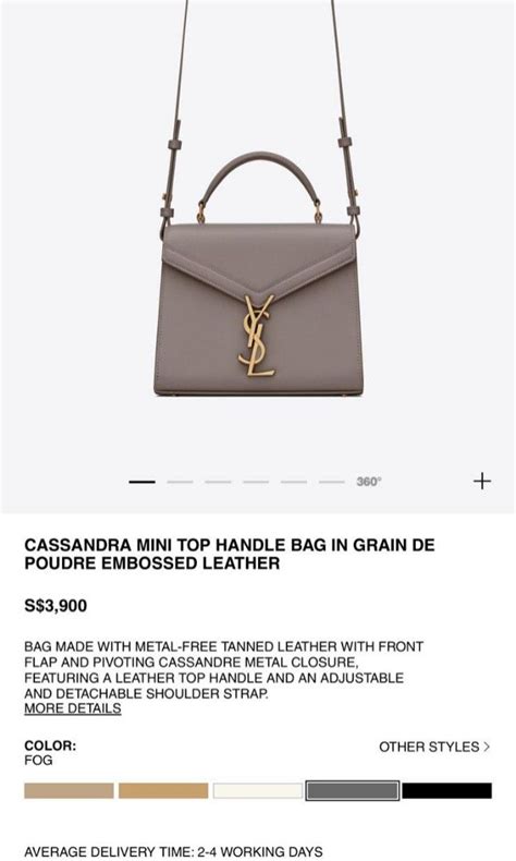 ysl cassandra sizes|Guide to YSL Cassandra Bag & Review of Mini Tweed .